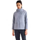 Kailas Feste Farbe Reißverschluss Kapuze Casual Winddof und atmungsaktive Jacke für Frauen Nebel Blue XS