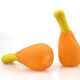 Dog sounding toy pet chicken leg toy sounding small and medium-sized dog bone chicken leg dog molar toy bite-resistant sounding chicken leg 2 pieces No Specifications
