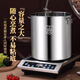 Original price restored after grabbing 304 food grade stainless steel soup bucket with lid, rice bucket, water storage bucket, oil bucket container, additional purchase of 30,000+, diameter 30 cm, height 30 cm