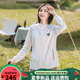Adidas sommer clover im Freien Sonnenschutzkleidung für Frauen Eis Seide UV Windbreaker Jacke Leicht atmungsaktives Sonnenschutz Kleidung Hellgrau L (Empfohlen 95-110jin [Jin ist gleich 0,5 kg])