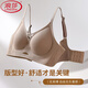 
LangSha lace traceless underwear women's sports bra small breasts gathered to show breasts large breasts to prevent sagging and lifting Gray 3XL 42/95ABC