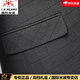 
Inter Milan high-end light luxury suit men's suit business two-piece casual suit jacket groom wedding dress men's formal suit dark gray (gift box) XL