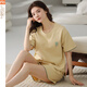 Pyjama modal pour les femmes en été 2025 Nouveau costume complet à manches courtes style coréen mince pour les vêtements de dessin animé en plein air y9855 m 75-95jin [Jin est égal à 0,5 kg]