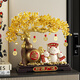 Guanjunhao New Chinese Style Fortune Tree Lucky Cat Ornament Living Room Entrance Office Decoration New Store Opening Gift Housewarming Gift Caiyuan Guangjin Fortune Tree Lucky Cat Color Box JD Logistics