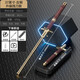 维诺亚30天9893件甩棍车载防身武器合法自卫用品伸缩加粗棍子防身三节登 99CM实心淬火挡刀钛金+破窗器.