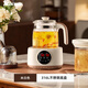 Oaks (AUX) health pot glass pot fully automatic milk regulator office multi-functional flower teapot thermostatic pot electric kettle teapot YSW142 316 stainless steel chassis