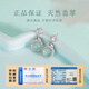 Jianlu natural jade a-grade silver earrings for women, temperament, high-end jade earrings, jewelry, mother's birthday gift for mom