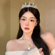 First encounter, birthday crown headdress, 18-year-old coming-of-age ceremony, tomorrow's birthday headband cake, 18-year-old scene decoration bride, birthday crown