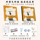 Yu senyi kritzelte Welpe Cartoon niedliche Bibie digitales Ölgemälde DIY handbemalte Acrylfüllung Füllung Färbung handgefertigte benutzerdefinierte xh12611 60*60 cmps kostenloser Baugruppe Schwarzer Rahmen andere Farben