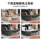 Xinjing simple modern boss office desk and chair combination single office executive desk supervisor manager desk 2.0 meters + side cabinet
