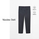 Massimo Dutti Autumn and Winter New Products 2025 Men's Wear Business Formal Pure Wool Textured Suit Pants 03501501 Navy Blue 42 (180/86A)