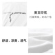 Mr. Bu Bu letter printed short-sleeved white T-shirt men's 24 spring and summer new American casual and fashionable simple GT15271 Haoyuebai M (170)