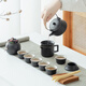 Zhai Leisure Tea Set Home Office Tea Tray Living Room Tea Table Kung Fu Ceramic Teacup Teapot Tea Rhyme 12 Heads