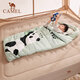 Camel panda outdoor children's autumn and winter sleeping bag in large children's anti-kick quilt portable students' lunch break camping dirty bag 20-12164BAF5643 oat color children's adult