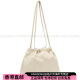 Calvin Klein retro casual commuting niche pleated drawstring cloud bag one-shoulder handbag women's khakimi daily commuting PD7-khakimi