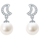 Saturday Fortune S925 Silver Pearl Stud Earrings Female Moon Birthday Gift X0911990 Pair