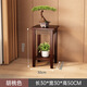 Xiaojiangti solid wood Chinese flower terrace balcony rack medieval style storage rack floor-standing decoration ornaments living room multi-layer flower rack