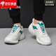 Biyinlefen echte Leder-Freizeit-Herrenschuhe im Sommer neu atmungsaktive Nicht-Schlupf-Anti-Odor-Mesh-Schuhe S838 White Grey 38