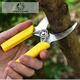 Fruit tree ring grafting shears, girdling shears, girdling shears, girdling shears, grape girdle girdling shears, fruit tree durable yellow girdling shears (no serrations)