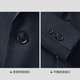 Heilan House (HLA)/Heilan House business dress suit 2024 autumn new flat lapel slim anti-wrinkle suit suit for men blue gray 15 (suit + trousers) L 175/92A 48A recommended 126~140