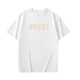 MUJI COM Muji same pure cotton loose Hong Kong style short-sleeved T-shirt for men in summer 2024 new ins trendy men's clothing American white-1585-short-sleeved-pure cotton S [Suggested 90-115Jin [Jin equals 0.5 kg]]