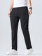 HAILAN SUMME mince glace pantalon décontracté pour hommes pantalon droit lâche pour hommes pantalon d'hommes commerciaux ultra-minces 2025 Nouveau style 701 noir 33