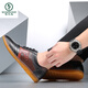 
Woodpecker [top layer cowhide] leather shoes for men in spring and autumn men's business casual leather shoes genuine leather cow tendon sole Korean version beige men's shoes white 9908 white 38 top layer cowde