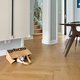 Yonghuan SPC Stone Kunststoff Boden Null Dextil Haushaltsumweltschutz Wasserdichtem Steinkristall PVC PVC Boden Heizung Boden Aufkleber Fisch Knochenmuster Human 9902 (4/5 mm optional)