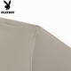 Playboy Summer Men's Short-Sleeved T-Shirt for Middle-aged and Young People's New Jinmu Ice Silk Comfortable Cool Thin Half-Sleeve Casual Top Dark Gray 733 (Cool Fabric) XL 180 Size [Suggested 140-155 Jin [Jin equals 0.5 kg]