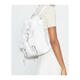 Tory burch multifunktionaler Stoff Frauen Rucksack großer Kapazitäts -Draw -String -Design Pendeln Freizeit -Reise Trend weiße Einzelgröße