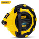 Wenzhi Deli Tools 3 times speed box leather tape measure bold fiber leather tape measure engineering soft tape measure DL9920 30 50 DL9930 Box leather tape measure triple speed 30mx1 Others