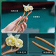 Mengjunchen green sandalwood handmade tassel U-shaped hairpin elegant ancient style cool hairpin female new Chinese style hair accessories advanced updo handmade hairpin beautiful as jade