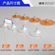 Manguang UFO light three-proof LED bulb energy-saving high-power super bright workshop parking lot aisle lighting E27 screw screw