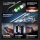 Dido F50S Smart Armband Blutzuckerblutdruckrisikobewertung Blutsauerstoffmesser Herzfrequenzelektrokardiogramm Körpertemperatur Schlafenübungen ältere Gesundheitswache Ring Blue-XFQ