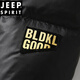 Jeep Spirit Black Gold Down Jacket Whort Winter Engrosado 2025 NUEVA pareja Jaqueta de pan Chaqueta de invierno 681 Black Men and Women mismo estilo 200/Volumen relleno S [95-105Jin [Jin equivale a 0.5 kg]]