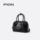 Fion (Fion) 2025 Nuevo bolso de cuero de alta gama Boston Bolso Boston Soft Bag Soft Fomen's Crossbody Bags Regalo Brown Color-Small Model