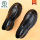 
Woodpecker hollow leather shoes for men in summer breathable one-legged pedal round head punched soft sole casual leather sandals for men 2025 new black punched 15257-00 One-legged pedal 42 (This model is one size larger)
