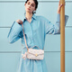 Nucelle Neue Zhilan Pegasus Hüllstoffbeutel Frauen 2025 Neue Pendler-Achselhöhlen-Tasche Ein Schulter-Crossbody Small Square Bag Handtasche Chinesische Valentinstag Geschenk Pulach Pulver [Dose geschriebene Grußkarte] Mode High-End-Marke Geben Sie Freundin Gipend