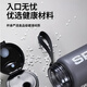Cool Bug kusekt Deutsch Seiko Large Kapazität Sportwasserbecher Tritan Special Water Cup für Männer Fitness Outdoor-Studenten 1050 ml-schwarz [hohe Kapazitätsdarsteller-Widerstand]