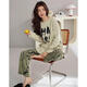 Pajamas Sangqin pour les femmes au printemps et à l'automne à manches longues 2025 nouveaux styles pour l'automne et l'hiver, peuvent être portés à l'extérieur des vêtements de maison xb9930-women's Style 2xl