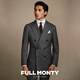 FULL MONTY Suit Suit Men's Suit Suit Pure Wool Double-breasted Groom's Suit Wedding Suit Spring and Autumn Business Formal Wear Size 52 Tops and Trousers Please contact customer service for remarks