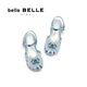 Belle Children's Shoes Symphony Princess Style Sandals Women's 2025 Xia Xin Mall Same Style Girls' Rhinestone Sandals A6203B65 Blue 32