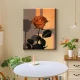 Best home digital oil painting diy landscape flower hand-painted oil painting coloring living room decorative painting children's hand-painted animation hanging painting flower branch pretty shadow 50*40cm stretched solid wood inner frame set