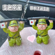 The central shopkeeper's creative color-changing tea pet ornaments Japanese people kneel down and surrender to tea play living room tea tray decorations Color-changing Japanese tea pet ornaments