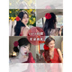 Xiao Panda Red Flower Clip Hair Accessories Dry Rose Caro Hair Clip Head Flower Hair Accessories 2025 New Fashion Shark Clip Large Red + Pink 2-piece Set 12cm