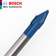 Bosch (BOSCH) hexagonal handle tile drill bit alloy bit 4/5/6/7/8/10/12mm multi-function dry drill bit tile masonry mixed set 5 pieces
