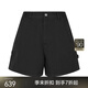 JNBY【商场同款】25夏新品短裤女宽松阔腿裤5P5E12190 001/本黑 S