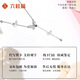 LIU GUI FU JEWELRY platinum butterfly necklace for girls 2025 new platinum fairy butterfly set chain birthday gift for girlfriend and wife 4.85g platinum butterfly set chain