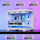 Colorful amd Ruilong r7 9800x3d/9700x rtx5080/5070ti/5060 white sea view room desktop assembly computer host game e-sports flagship store diy complete machine three R7 9700X+5060T16+1T+32G