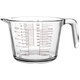 German glass graduated cup household high temperature resistant large capacity baking cup egg flour milliliter measuring scale Q51-500ml glass measuring cup with scale
